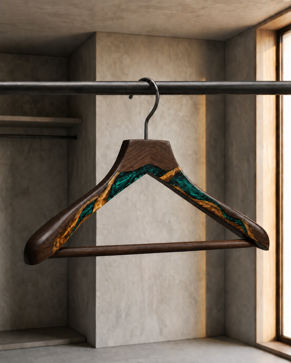 Aurora Walnut Hanger